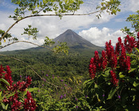  Arenal Volcano in Costa Rica is one of the country's most notable landmarks. Photo courtesy of www.hansentravel.org. 