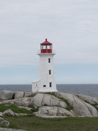 The famous lighthouse at Peggy's Cove, Nova Scotia, is one of the most-photographed in the world. Photo courtesy of Barbara Selwitz.