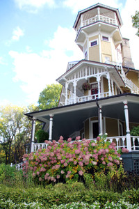 Visitors to Lake Geneva, Wisconsin, can tour Black Point Estate, built in 1888 for a beer baron and still retaining original Victorian furnishings. Photo courtesy of Norma Meyer.