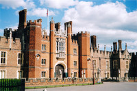 Queen Elizabeth I spent much time at Hampton Court near London, the home of her father, Henry VIII. Photo courtesy of Sharon Whitley Larsen.
