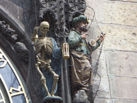  Visitors to the Czech Republic line up every hour to watch the characters on the Astronomical Clock in Prague's Old Town perform. Photo courtesy of Tom Leech. 