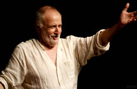Award-winning actor Yannis Simonides performs "Socrates Now" in Athens, Greece. Photo courtesy of the Greek National Tourism Organization.