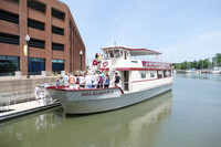 A cruise aboard the Miss Hampton II in Hampton, Virginia, explores many of the area's historic sites. Photo courtesy of Phil Allen.