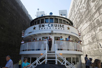 Locks on the Columbia River are part of the fun onboard the S.S. Legacy. Photo courtesy of Un-Cruise Adventures.