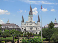  St. Louis Cathedral dominates New Orleans' Jackson Square. Photo courtesy of Barbara Selwitz. 