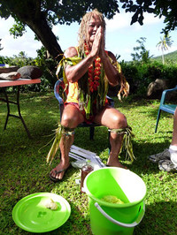  One of the Cook Islands' treasures is herbalist and trekking guide Pa. Photo courtesy of www.hansentravel.org. 