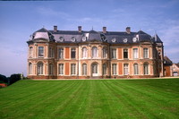 Near Longpre, France, the magnificent Chateau de Long offers grand rooms furnished with antiques and a famous collection of gold antique clocks. Photo courtesy of Patricia Woeber.
