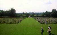 Visitors tour British Empire cemeteries in the Somme region of France. Photo courtesy of Patricia Woeber.