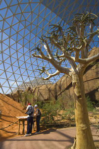 . Visitors to the Desert Dome at the Henry Doorly Zoo in Omaha, Neb., can enjoy the exhibits year-round. Photo courtesy of the Nebraska Tourism Commission.