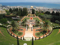  The Baha'i Gardens are the most popular destination for visitors to Haifa, Israel. Photo courtesy of Barbara Selwitz. 