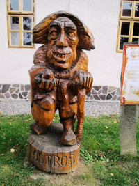  A fanciful creature guards the entrance to the Silesian Castle in Ostrava, Czech Republic. Photo courtesy of Victor Block. 