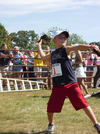  Participants of all ages can join in a cow-chip-throwing contest. in Wisconsin. Photo courtesy of the Cow Chip Committee. 