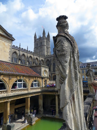 . The Roman Bath complex in Bath, England, dates back 2,000 years. Photo courtesy of Norma Meyer. 