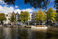  Boat travel through canals is one way to get around in Amsterdam, the Netherlands. Photo courtesy of the Netherlands Board of Tourism and Conventions. 
