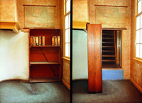  .Anne Frank's family hid from the Nazis in rooms behind this hidden staircase for two years during World War II. Photo courtesy of the Netherlands Board of Tourism and Conventions. 
