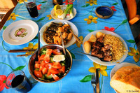  A good way to sample the cuisine of Cyprus is with "meze," small servings of several different dishes. Photo courtesy of Victor Block. 