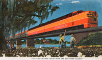  .The Southern Pacific Railroad advertises its Sunset Limited in a brochure from a different era. Photo courtesy of Jim Farber. 