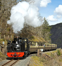 The Rheidol Railway carries visitors to Wales through 11 miles of the country's most beautiful vistas. Photo courtesy of John R. Jones.