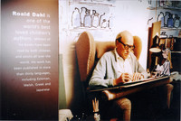  Dahl composed his stories in a backyard "writing hut" while seated in a comfortable easy chair. Photo courtesy of Sharon Whitley Larsen. 