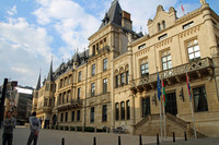  The parliament building adjoins the royal palace in Luxembourg City, the country's capital. Photo courtesy of Norma Meyer. 