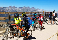 Mammoth Lakes in California's Sierra Nevada Mountains is as appealing to bicyclists in warmer months as it is to skiers in the winter. Photo courtesy of Jim Farber.