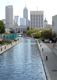  The Central Canal and White River State Park make up one of Indianapolis' six cultural districts. Photo courtesy of Phil Allen. 