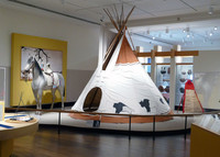  Exhibits such as this one at the Eiteljorg Museum of American Indians and Western Art in Indianapolis help tell the story of this country's history. Photo courtesy of Phil Allen. 
