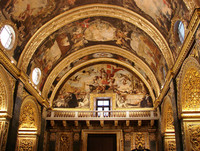 It is still possible to attend Sunday services at St. John's Co-Cathedral in Malta. Photo courtesy of Sandra Scott.