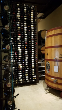 Visitors to the Andrew Murray Winery in California's Santa Ynez Valley can have a peek into one of the company's cellars. Photo courtesy of Jim Farber.