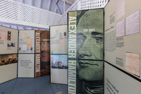  This exhibit at the Museum of Nevis History tells about the life of the man who graces the $10 bill. Photo courtesy of Victor Block. 