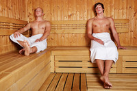  In Finland relaxing in a sauna indicates that a business meeting has gone well. Photo courtesy of Robert Kneschke. 