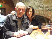 Irish singer Mary Black poses with her husband, record producer Joe O'Reilly, at the Merrion Hotel in Dublin, Ireland. Photo courtesy of Steve Bergsman.