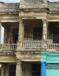 Havana, Cuba, is filled with once classically beautiful but now crumbling mansions. Photo courtesy of Phillip Courter.