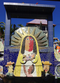 Fusterlandia in Havana, Cuba, is a wonderland created by mosaicist Jose Fuster in homage to artist Antoni Gaudi. Photo courtesy of Phillip Courter.
