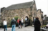  Visitors tour St. Margaret's Chapel at Scotland's Edinburgh Castle, said to be the oldest surviving building in the city. Photo courtesy of Sharon Whitley Larsen. 