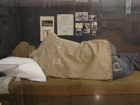 A display in the museum at Fort Robinson State Park in Crawford, Nebraska, recalls prisoners of war who were housed there during World War II. Photo courtesy of Sandra Scott.
