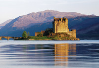The 13th-century Eilean Donan, which sits at the convergence of three lochs, is one of the most photographed castles in Scotland. Photo courtesy of Scottish Tourist Board.