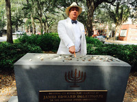 Savannah Dan provides a colorful version of the Georgia city's history. Photo courtesy of Sondra L. Shapiro.