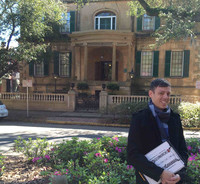 Jonathan Stalcup's Architectural Savannah tour covers the city's structures dating from its founding to present day. Photo courtesy of Sondra L. Shapiro.