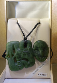  Greenstones found in New Zealand are a prized possession. Photo courtesy of Bill Neely. 