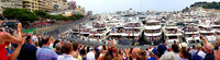 Seats at the Grand Prix in Monte Carlo, Monaco, provide a view of the race course and Monte Carlo Harbor. Photo courtesy of Jim Farber.