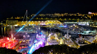 The night before the Grand Prix, parties abound on yachts in Monte Carlo Harbor. Photo courtesy of Jim Farber.