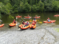  Kayakers head out for a trip on the Pigeon River near Gatlinburg, Tennessee. Photo courtesy of Bill Neely. 