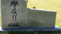 Bonnie "Jean" Warner, once a chimp trainer, is buried in the Circus Cemetery in Hugo, Oklahoma. Photo courtesy of Bill Neely.