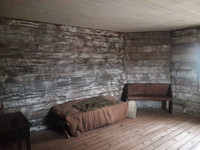 Tom Dooley was incarcerated in a jail cell that is now part of the Wilkes Heritage Museum in Wilkesboro, North Carolina. Photo courtesy of Steve Bergsman.