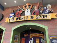  The sports complex at the Children's Museum of Indianapolis allows visitors to learn about games and play them outside. Photo courtesy of Ryan Winders. 