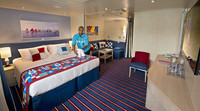  A family stateroom on the Carnival Horizon allows parents to take their children for a cruise. Photo courtesy of Carnival Cruise Line. 