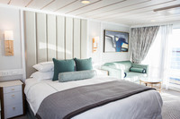  Cabins on the Oceania Insignia have recently been renovated to be more bright and modern. Photo courtesy of Studio Dado. 