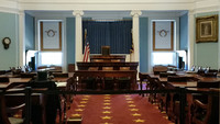  The legislative chambers in the North Carolina Capitol were once the meeting place of the state's House and Senate. Photo courtesy of Bill Neely. 