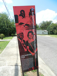  Visitors to Birmingham, Alabama, can now see places of historic significance on the Birmingham Civil Rights Heritage Trail. Photo courtesy of Steve Bergsman. 